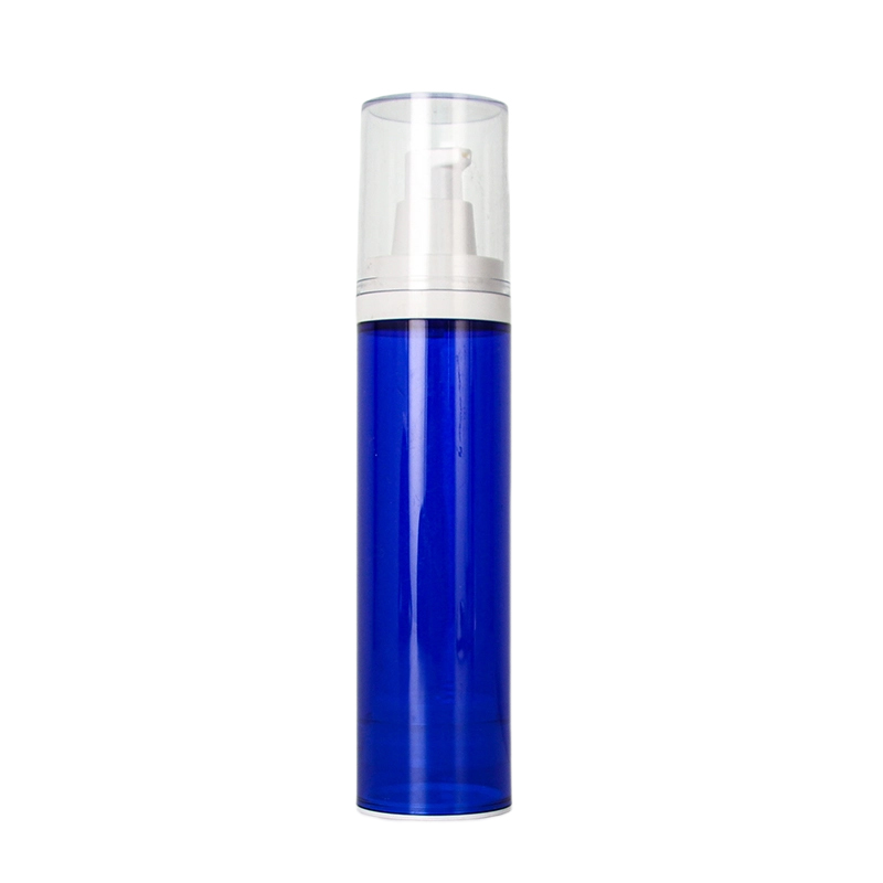 Blue Massage Plastic Lotion Bottle For Travel