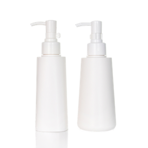 Cream Body Plastic Lotion Bottle For Shampoo