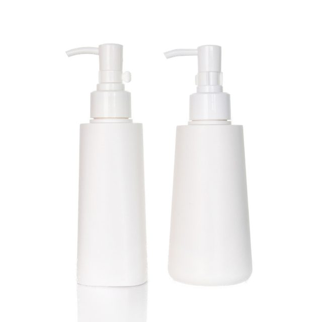 Cream Body Plastic Lotion Bottle For Shampoo