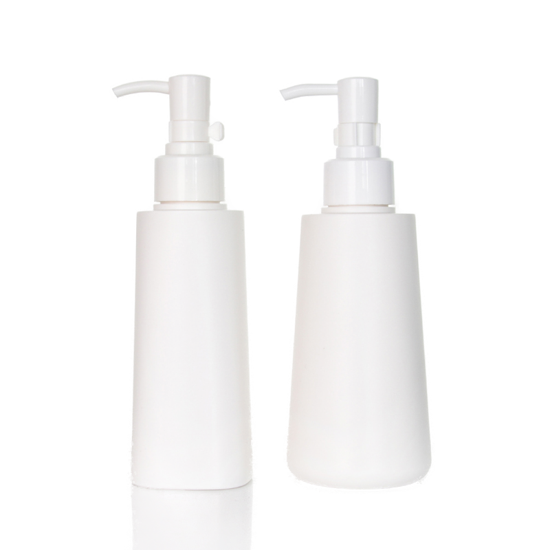 Cream Body Plastic Lotion Bottle For Shampoo