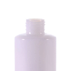 Opal White Glass Lotion Bottle with Silver Pump