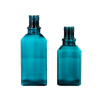 Unique Transparent Teal Plastic Lotion Bottle