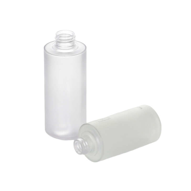 Clear Plastic Lotion Bottle with Spray Cap