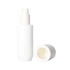 Opal White Glass Lotion Bottle with Pump Dispenser