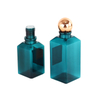 Unique Transparent Teal Plastic Lotion Bottle