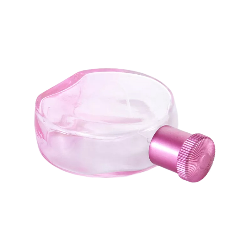 Portable Pink Miniature Perfume Spray Glass Bottle