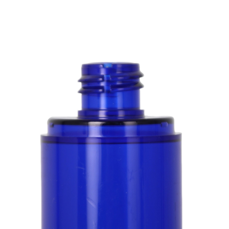 Blue Massage Plastic Lotion Bottle For Travel