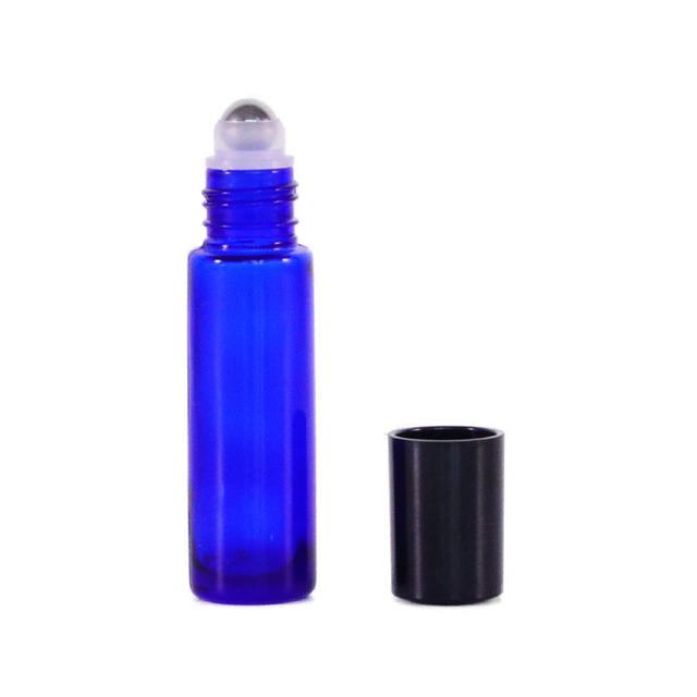 15ml Blue Glass Essential Oil Bottle For Cosmetics