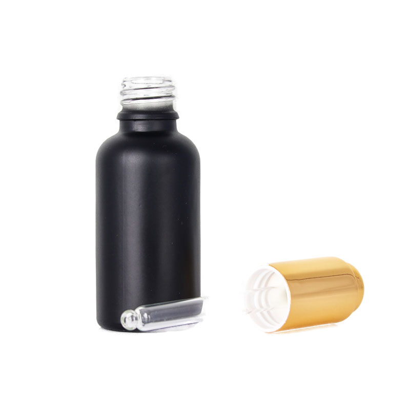 30ml Round Glass Essential Oil Bottle For Cosmetics