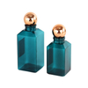 Unique Transparent Teal Plastic Lotion Bottle