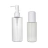 Clear Plastic Lotion Bottle with Spray Cap