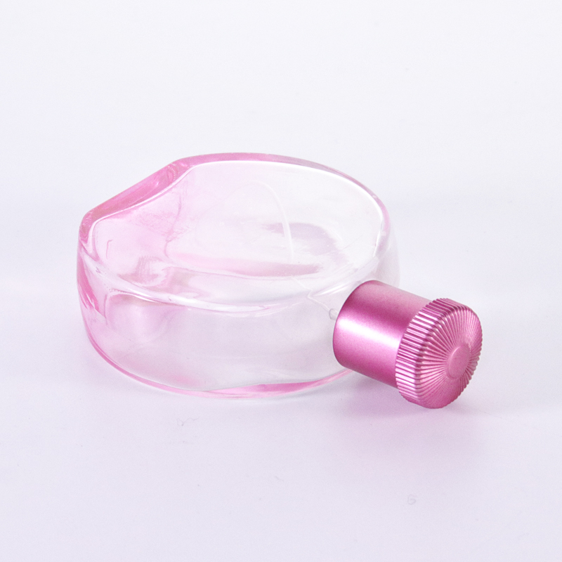 Portable Pink Miniature Perfume Spray Glass Bottle