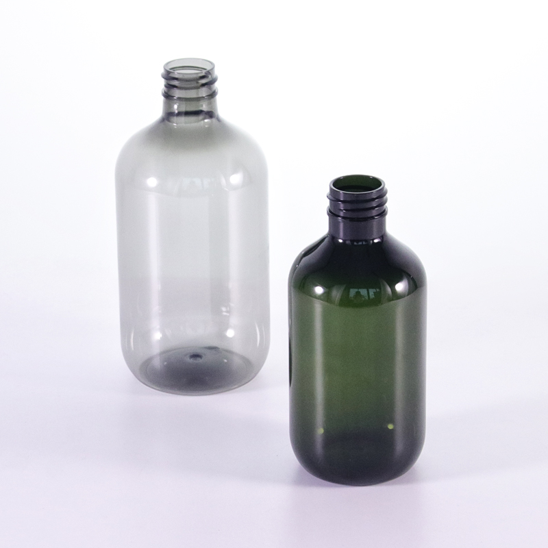 Transparent Sun Plastic Lotion Bottle For Hair