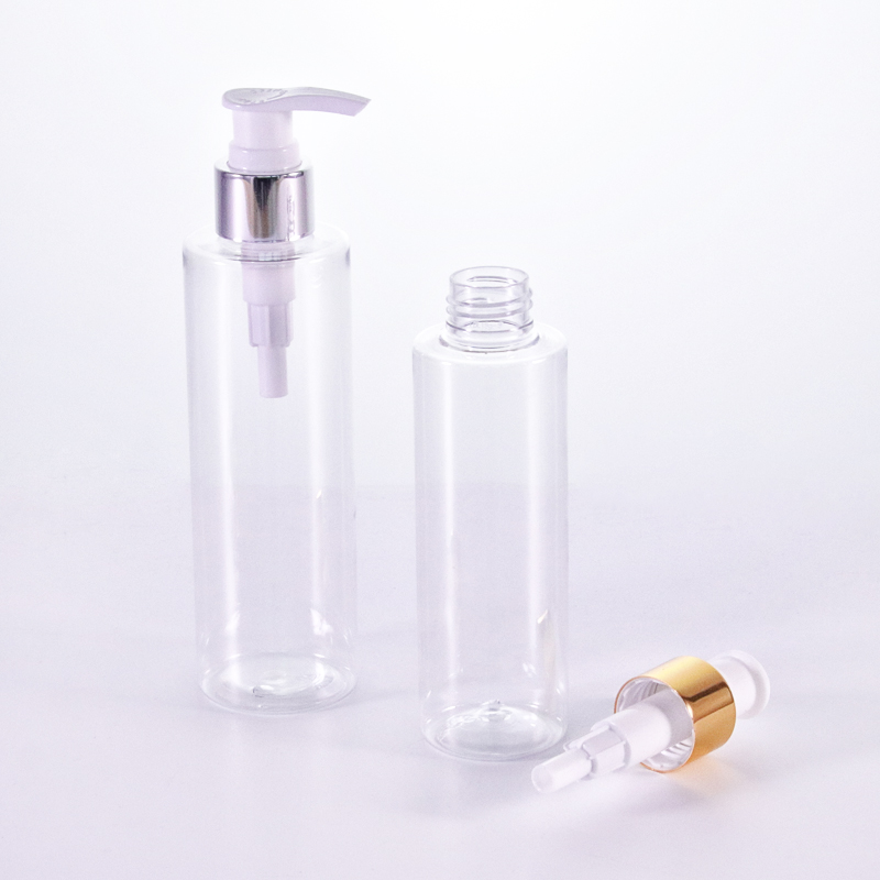 Transparent Skincare Plastic Lotion Bottle For Bath