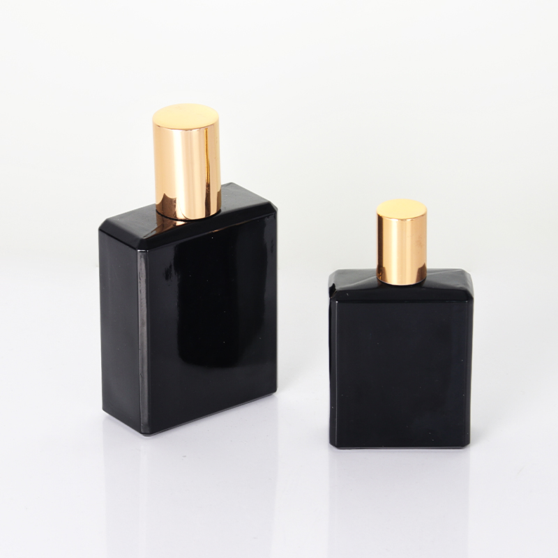 Black and Gold Bow Perfume Bottle