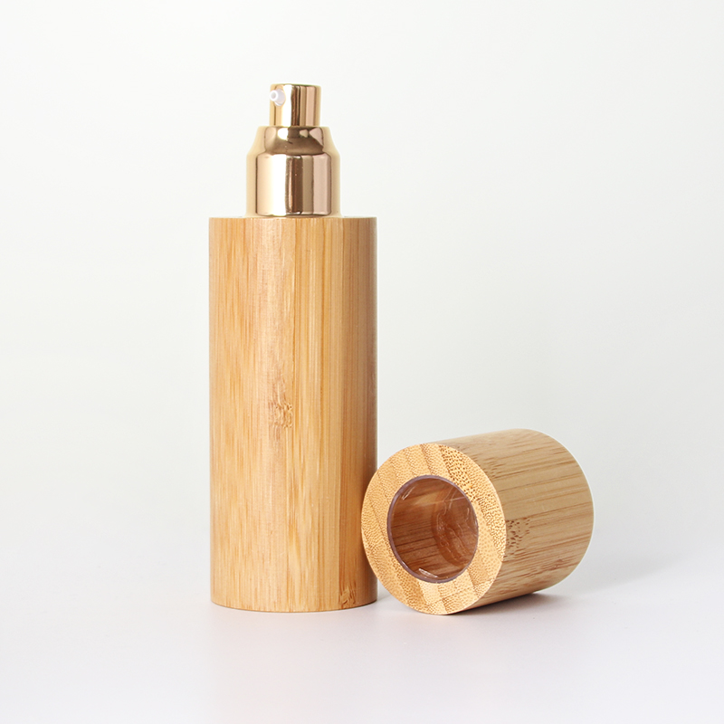 Small Eco-Friendly Bamboo Lotion Bottle