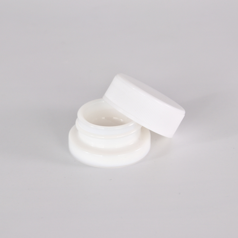 10g Opal White Pressed Cosmetic Cream Jar with CRC