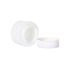 Plain White Glass Empty Lotion Bottle and Jar