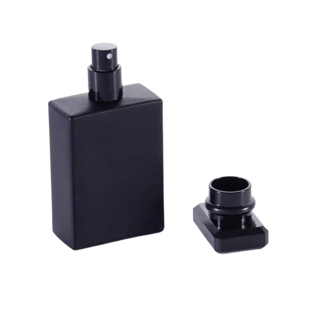 Men's Black Glass Bottle Cologne Spray