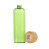 Green Refillable Travel Lotion with Bamboo Cap