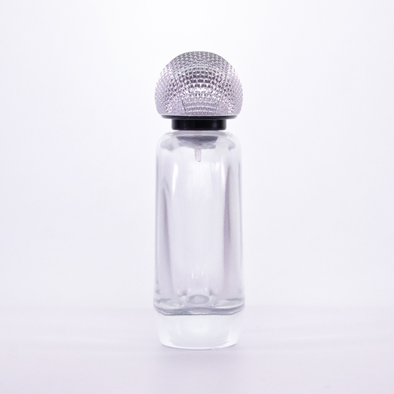 Pink Diamond-Shaped Perfume Bottle
