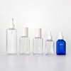 Squircle PET Cosmetic Pump Bottles Set for Lotion Serum