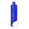 Blue Frosted Plastic Lotion Bottle For Bath