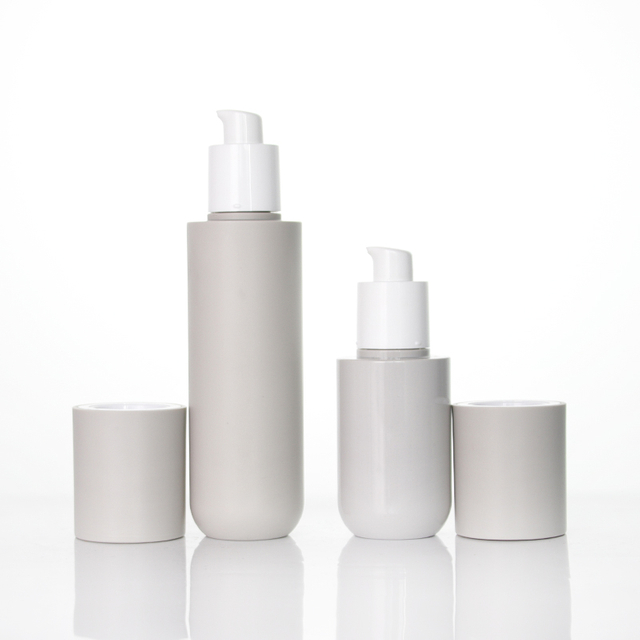 Round Petg Plastic Lotion Bottle For Skincare