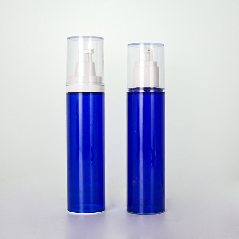 vacuum pump plastic lotion bottle for hair