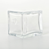 Square perfume bottle with square black lid luxury thick bottom perfume bottle