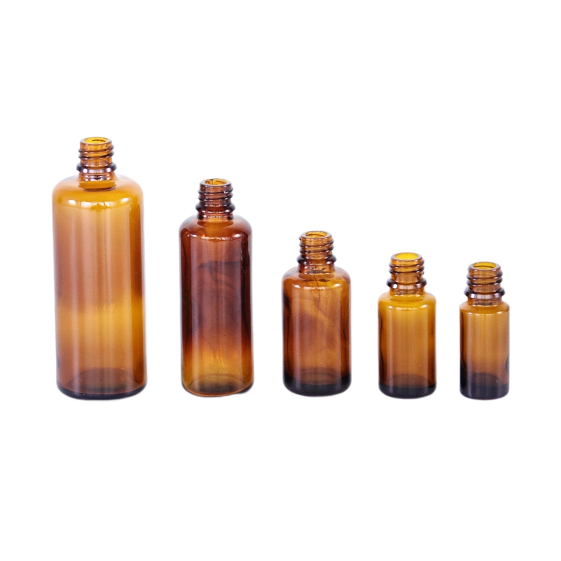 8 Oz Amber Glass Lotion Bottle