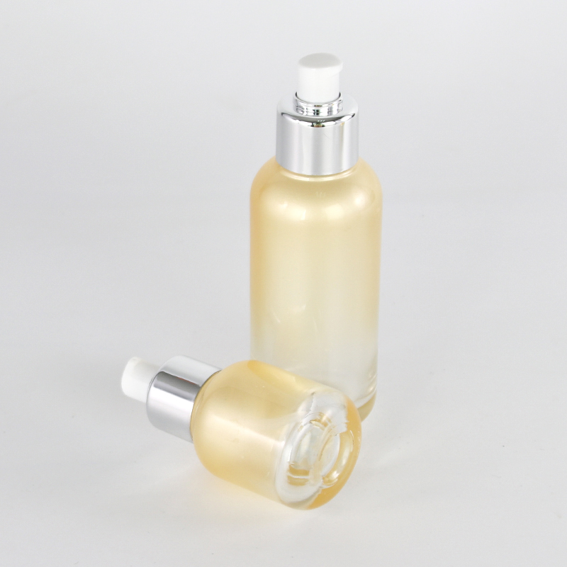 100ml Etched Glass Lotion Bottle Wholesale