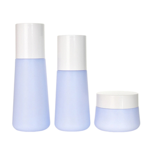 PETG Blue Plastic Lotion Bottle For Travel