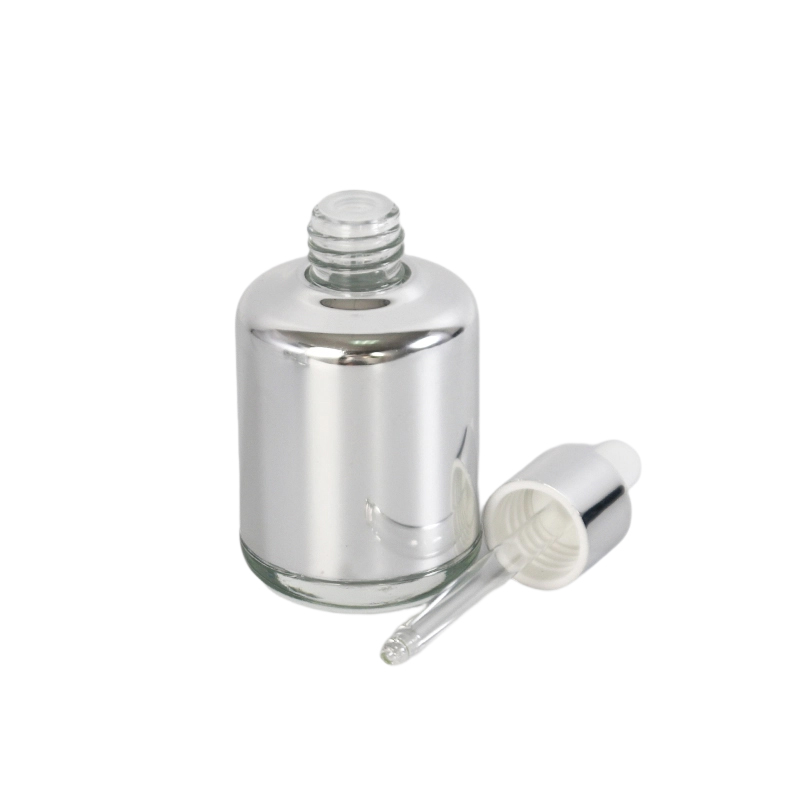  Aluminum Dropper Essential Oil Glass Bottles 