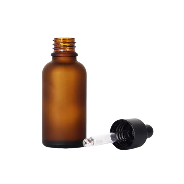 10ml Frosted Amber Glass Essential Oil Bottle for Skin Care 