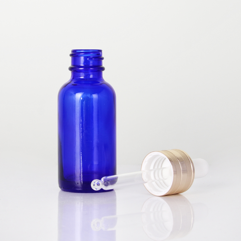 30ml Blue Glass Essential Oil Bottle For Daily Use