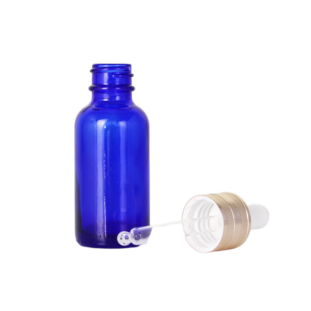 30ml Blue Glass Essential Oil Bottle For Daily Use