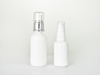 White Lotion Boston Round Glass Bottles