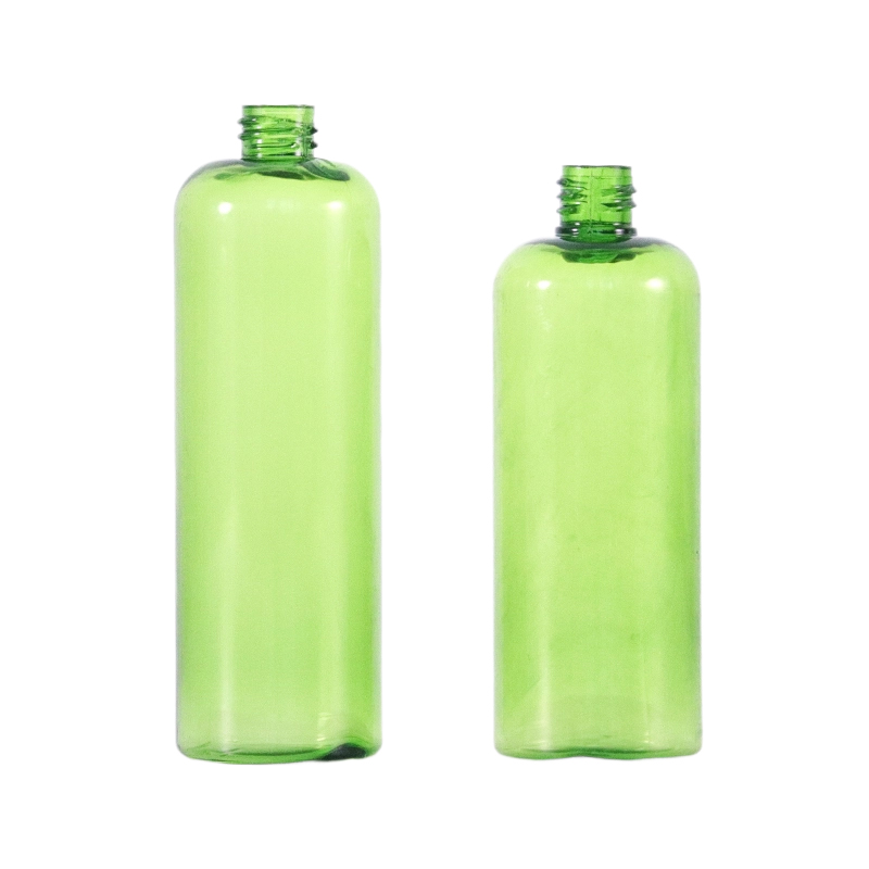 Green Refillable Travel Lotion with Bamboo Cap