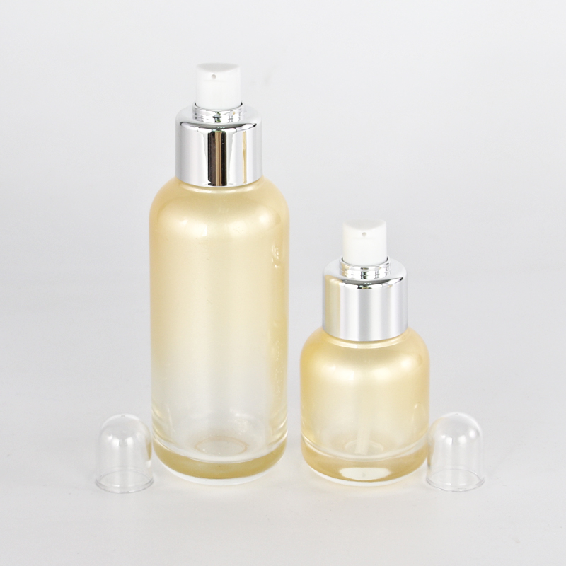 100ml Etched Glass Lotion Bottle Wholesale