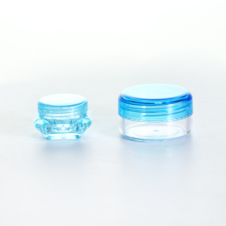 5g 20g Mini Vibrant PS Plastic Empty Cosmetic Cream Jars Wholesale