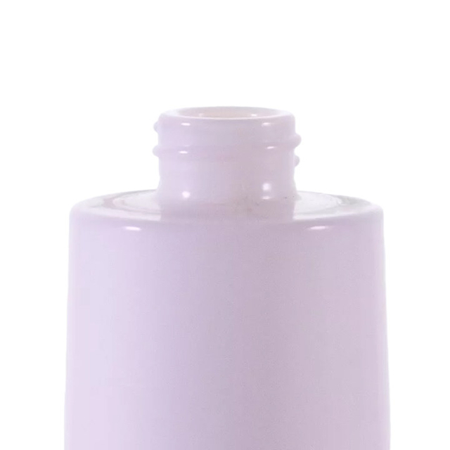 White Small Glass Lotion Pump Bottle